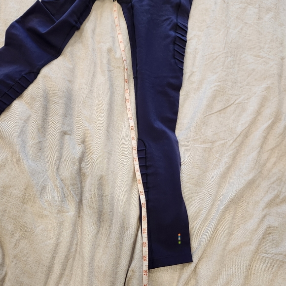 Nwt Smartwool moto tights leggings navy - Picture 5 of 9